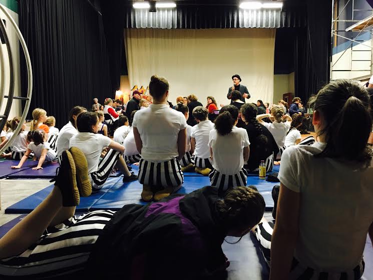 All three youth performance troupes take direction from their director, David Crellin.